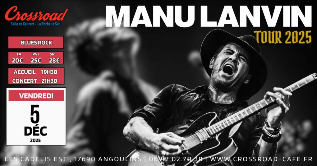 CONCERT | MANU LANVIN | Blues Rock
