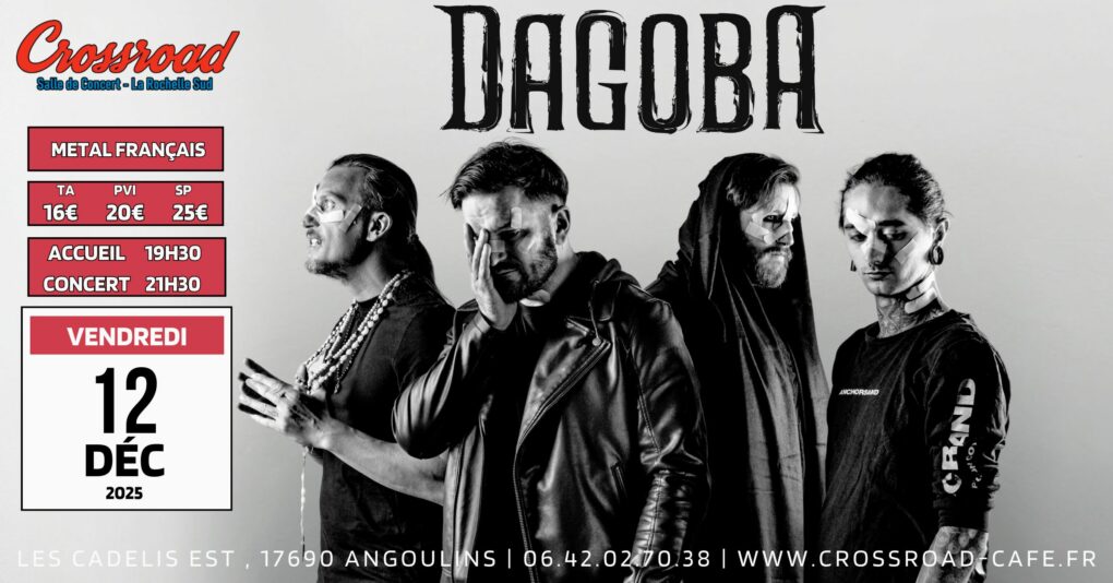CONCERT | DAGOBA × 1ère Partie | Metal
