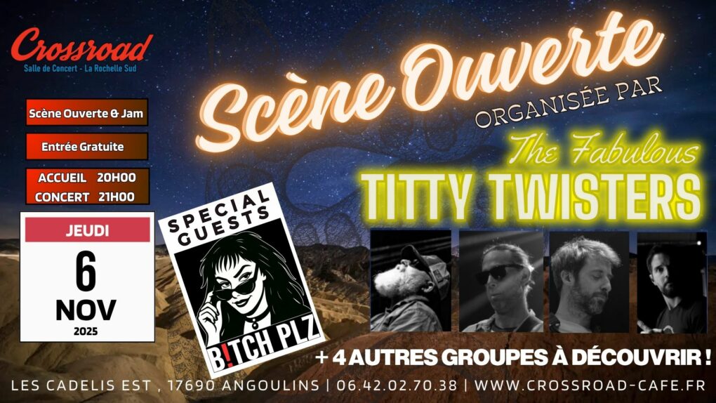 Scène Ouverte Organisée par The Fabulous Titty Twisters | SPECIAL GUESTS B!TCH PLZ