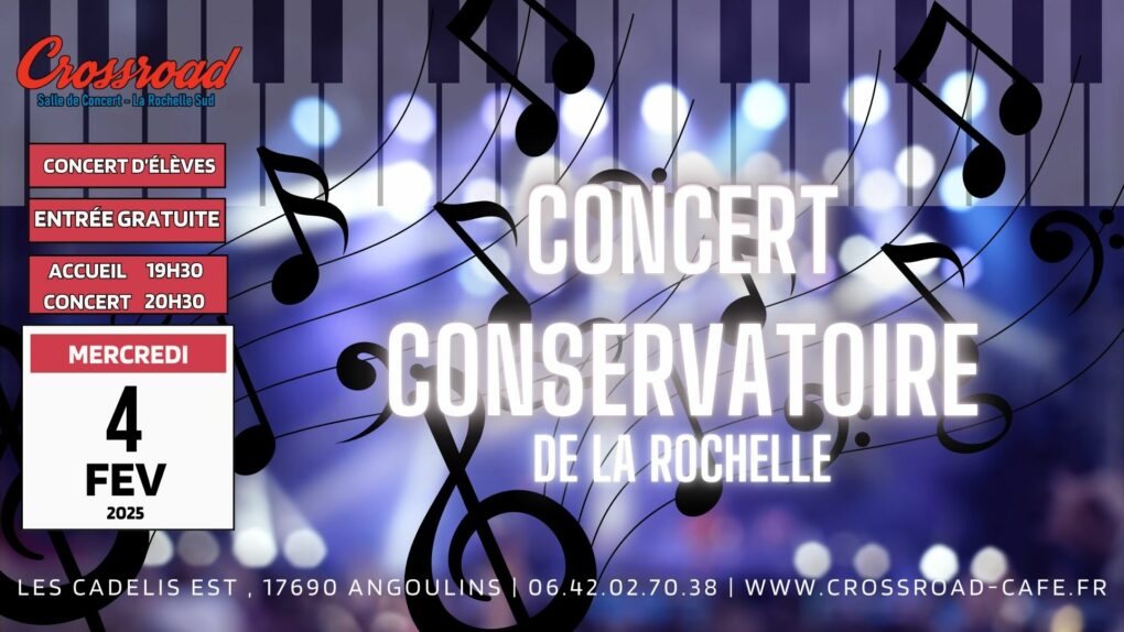 CONCERT | Section Musiques Actuelles du Conservatoire de La Rochelle
