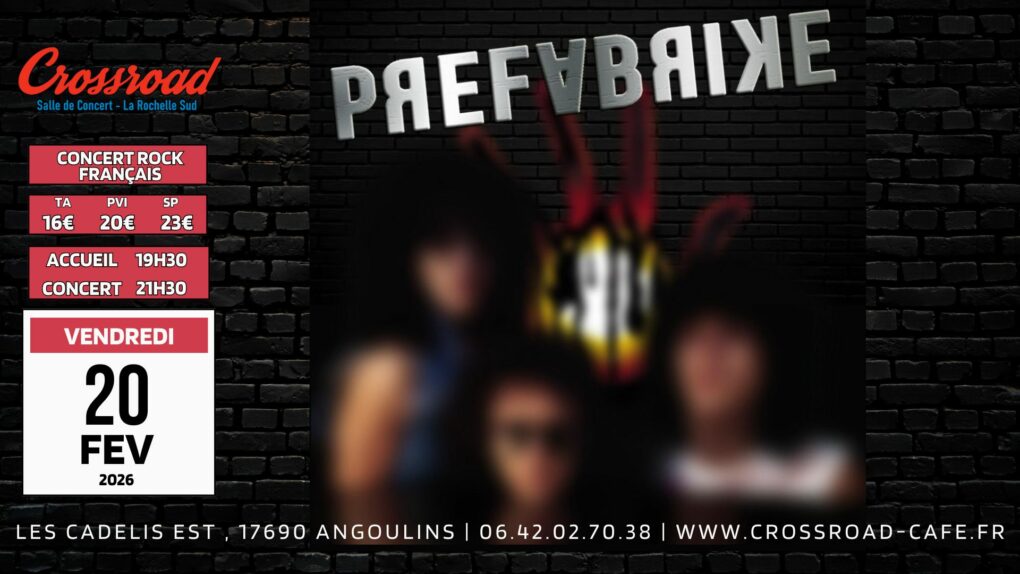 CONCERT | PЯÉFⱯBЯIꓘÉ | Hard Rock