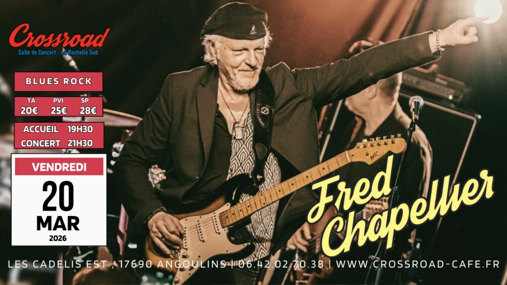 CONCERT | FRED CHAPELLIER + 1ère Partie