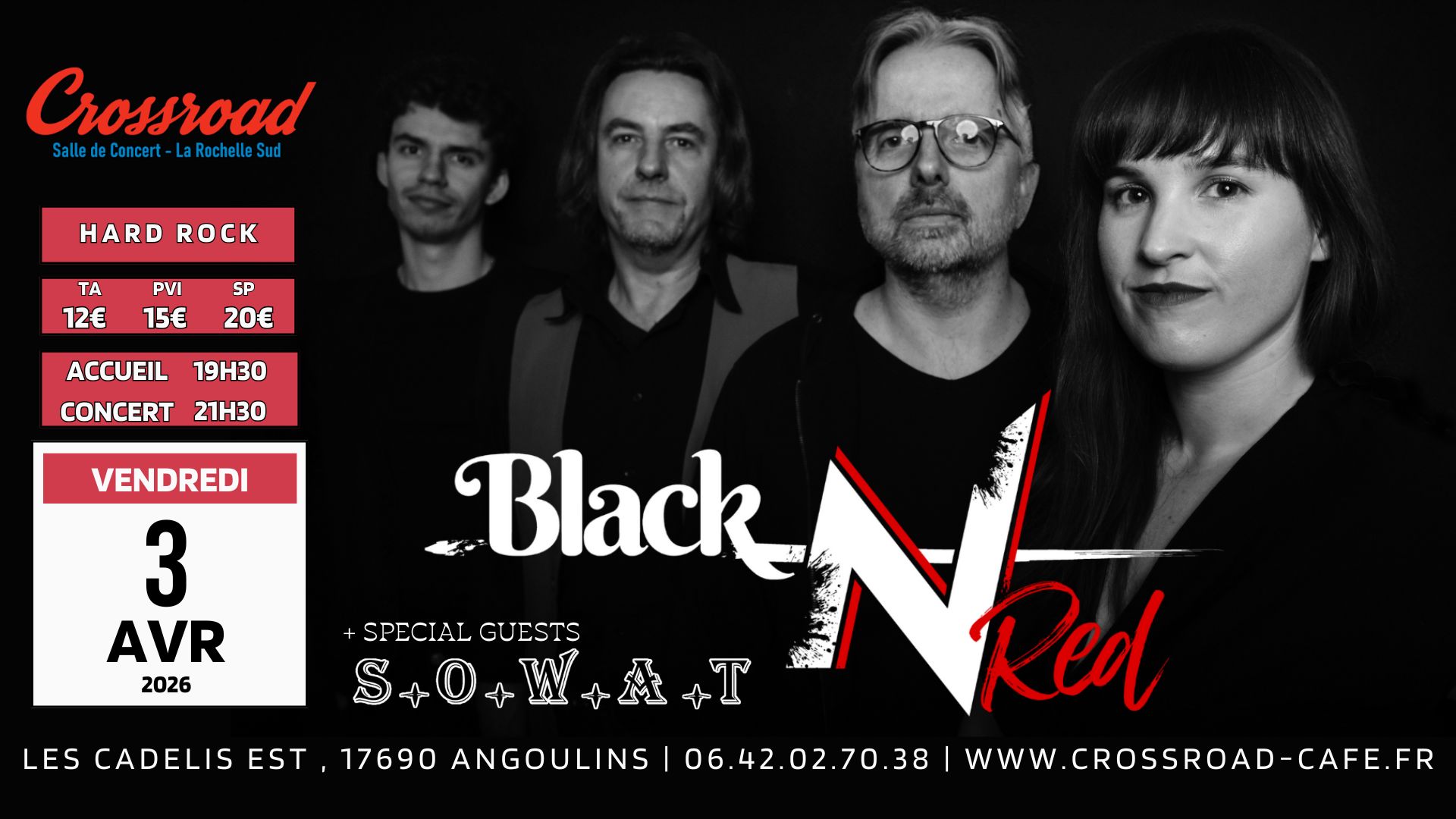 CONCERT | BLACK n' RED × SOWAT | Rock