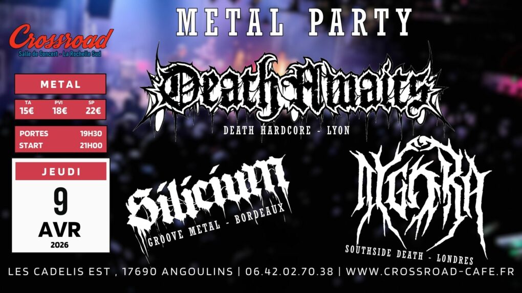 CONCERT | METAL PARTY | DEATH AWAITS × SILICIUM × DYGORA