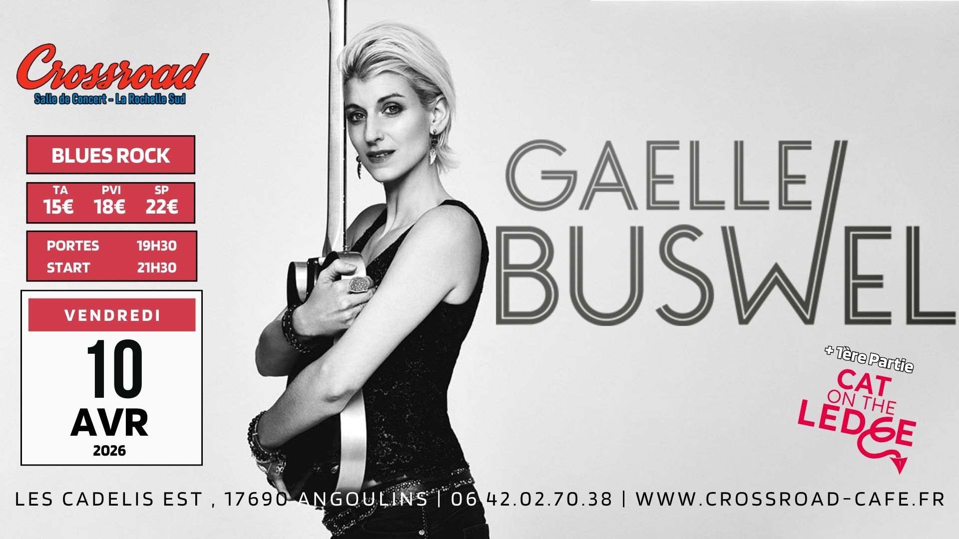 CONCERT | GAELLE BUSWEL × Cat On the Ledge