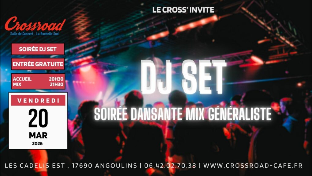 SOIRÉE DJ SET | Le Cross invite DJ JOHAN